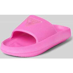 Guess Slides Mit Label-Badge - Rosa