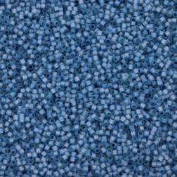 Krea Blå Glasperler Miyuki Delica Beads Duracoat Bayberry