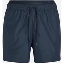 Calvin Klein Double Waistband Swim Shorts - CK Meta Legacy - Blue