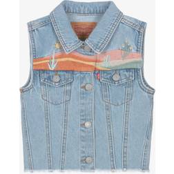 Levi's Girls Denim Sleeveless Vest - Blue