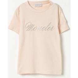 Moncler Kids Cotton T-Shirt - Blush Pink