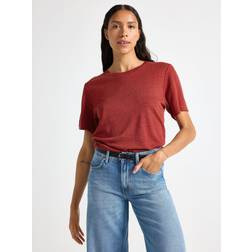 Lindex T-shirt I Linneblandning