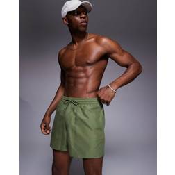 ASOS DESIGN Korte Badeshorts - Khaki