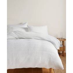 John Lewis Large Waffle Stripe Set Duvet Cover