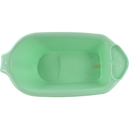 Junior Joy Baby Bath with Plug Green