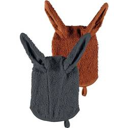 Name It Nbnrio Washing Cloth 2P Brown Vaskehandske