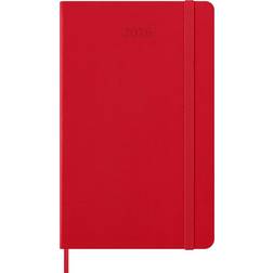 Moleskine Large Red Daily Hard Cover 12 Month 2026 Planner