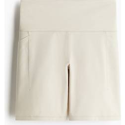 H&M Pocket-Detail Sports Cycling Shorts - Beige