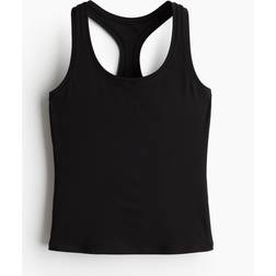H&M Ladies Black Sports Vest Top with SoftMove - Black