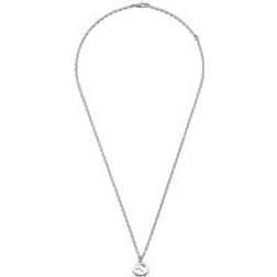 Gucci Interlocking Sterling Silver Necklace