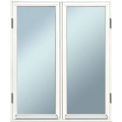 Solid Elements Sidehengt 10X12 2-Luft Hvitmalt 2-Glass Tre Sidehengslet vindu