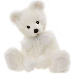 Charlie Bears Little Bean Plush Teddy Bear White One Size