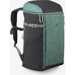 Quechua 30 L Compact And Insulated Cooler Backpack 100 Eucalyptus Green