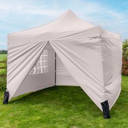 Jack Stonehouse 3 x 3m Beige Pop Up Gazebo - Cream