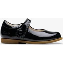 Clarks Drew Tap T Girls First Shoes - Black