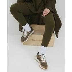 River Island Womens Mesh Trainers - Khaki
