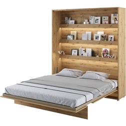 Mirjan24 Schrankbett Bed Concept 180 cm BC-13 Funktionsbett Original Doppelbett Vertical - Weiß Rahmenbett