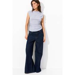 H&M Textured Jersey Top - Blue