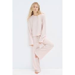 H&M Waffled Pyjamas - Pink