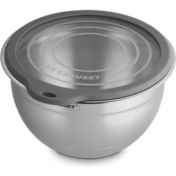 Le Creuset Skål Med Glaslock 23 cm 2,8 L Stål/Grå Bunke