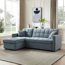 Latitude Run Harriet Bed With Storage Chaise 82cm H X 210cm W X 145cm D Sofa