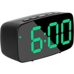 Tlily Smart Digital Alarm Clock Bedside Green LED Travel USB Desk Clock