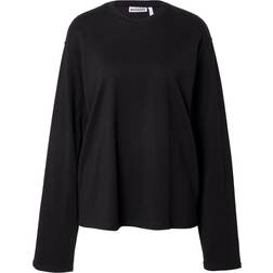 Weekday Boxy Fit Long Sleeve T-Shirt - Black