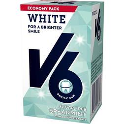 V6 Tyggegummi White Spearmint 72 g