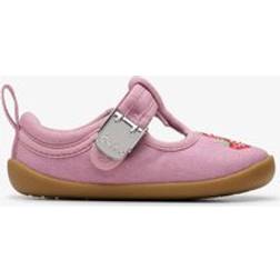Clarks Roamer Grow Toddler Wide Fit - Pink Canvas