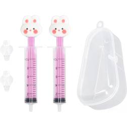 Tomtop Jms 2pcs Baby Nasal Irrigator Cartoon Shaped Syringe Type