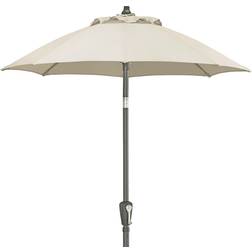 Dehner Parasoll Vido Ø 150 cm Aluminium Polyester Kräm Liten