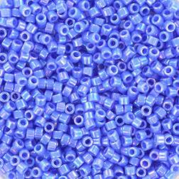 Krea Blå Glasperler Miyuki Delica Beads AB Medium
