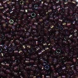 Krea Lilla Glasperler Miyuki Delica Beads Fancy Lined Brandy