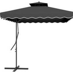 OutSunny 2.5m Cantilever Parasol with Easy Lever