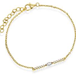 Pan Jewelry Bracelet - Gold/Transparent