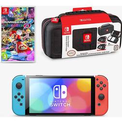 Nintendo Switch Oled Neon Mario Kart Bundle