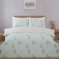 Divante Highland Cows Set Superking Duvet Cover Blue