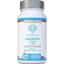 Swiss Bioenergetics Magnesium Complex 6-in-1 Superior Absorption Formula 1.200mg Daily Dose