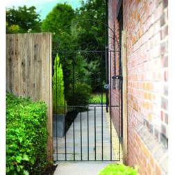 Wickes Chelsea Bow Top Black Steel Gate 838 x 1790mm