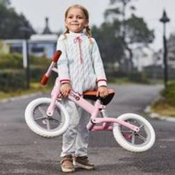 Aiyaplay Toddler Balance Bike No Pedal Walk Training Pink