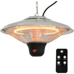 OutSunny 1500W Patio Heater Outdoor Ceiling Mounted Aluminium Halogen Electric Hanging Heating Light