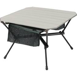 Quechua Low Table Compact For Camping 500 Beige Green