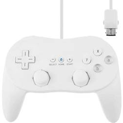 MTK Gamepad Kompatibel Med Nintendo Wii Wii U Handkontroll 1,1 m Kabel Vit
