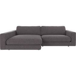 Rowico Home Duncan Tyg Brenda Mörkgrå 3-Sitssoffa Med Divan Vänster Soffa