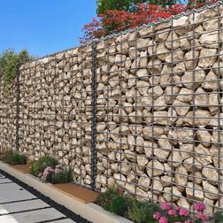 Songmics 4mm Mesh Gabion Basket 100 x 90 x 30 cm