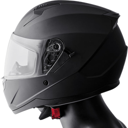GMS Hexago Integralhelm Motorradhelm - Mattschwarz Erwachsene