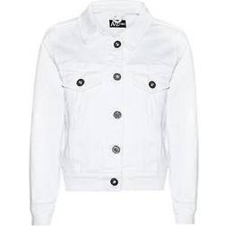A2Z Kids Girls Designer Jeans Jacket - White