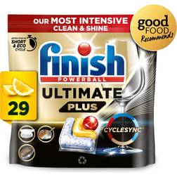 Finish Ultimate Plus All In One 29 Dishwasher Tablets Lemon 353.8G