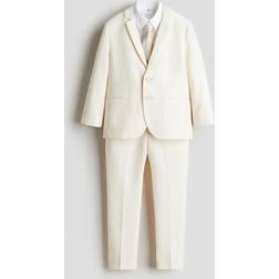 H&M 4-Delat Kostymset - Ljusbeige