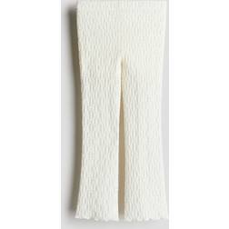 H&M Jerseyhose Mit Struktur - Weiß